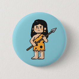 Oona holenvrouw ronde button 5,7 cm