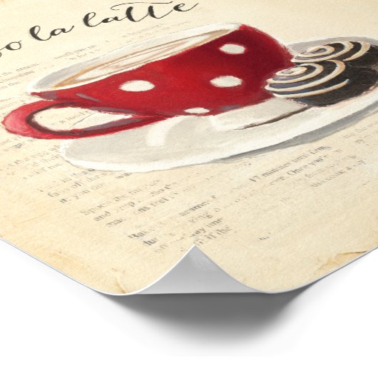 Ooo La Latte Poster (Hoek)