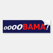OoOBAMA!  Bumpersticker (Voorkant)