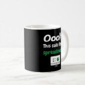 Oooh! Dit vereist een spreadsheet Koffiemok (Voorkant rechts)