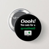 Oooh! Dit vereist een spreadsheet Ronde Button 5,7 Cm (Voorkant /achterkant)