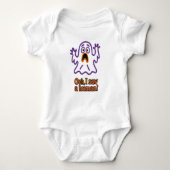 Oooh, I Saw a Human! – Funny Ghost Halloween Romper (Voorkant)