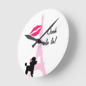 Oooh La La La Paris wandklok (Hoek)