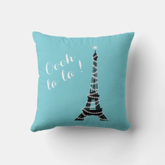 Oooh La Sierkussen Turquoise (Achterkant)