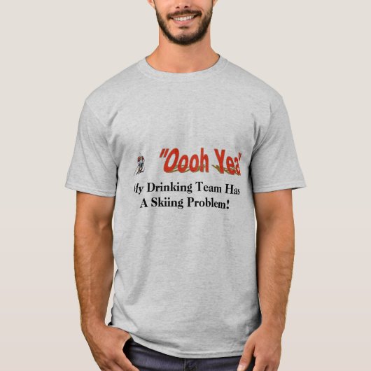 Oooh Yea Ski Team T-shirt (Voorkant)