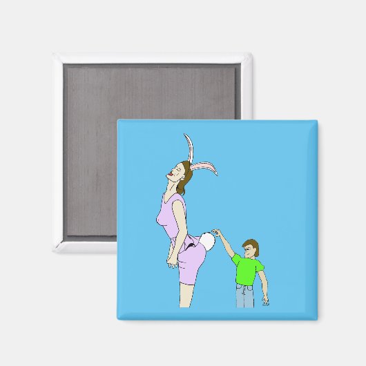 oooo fuzzy magneet (Voorkant / Achterkant)