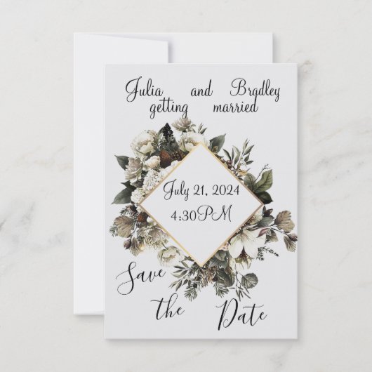 Oooo Zo Mooi Save the Date Aankondiging (Voorkant)