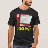 OOOPS! Ransomware "WannaCry" T-shirt (Voorkant)