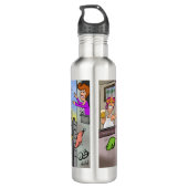 Oop Roestvrij stalen waterflesje Waterfles (Achterkant)