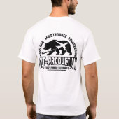 OoP - Terug - Zwart op lichte shirten T-shirt (Achterkant)