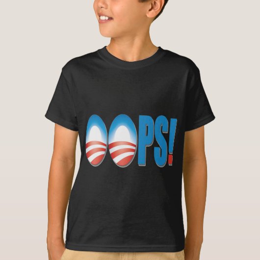 OOPS - Anti-Obama T-shirt (Voorkant)