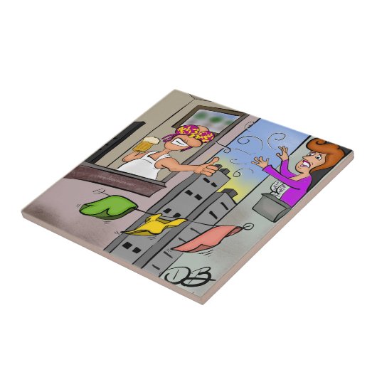 Oops Ceramic Tile Tegeltje (Zijkant)