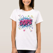 OOPS Comic Burst T-shirt (Voorkant)