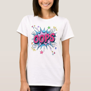 OOPS Comic Burst T-shirt