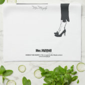 Oops! Did I buy champagne instead of milk again..? Theedoek (Gevouwen)