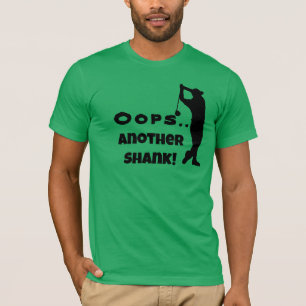  OOPS, een ander Shank T-shirt, Funny Golf T-shirt