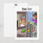 Oops Flat Note Card Notitiekaartje (Voorkant / Achterkant)