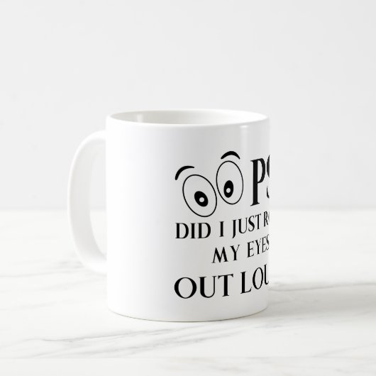 Oops heb ik net mijn ogen uitgewist. koffiemok (Voorkant links)