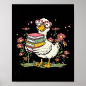 Oops I Got Another Book Goose, Funny Reading Humor Poster (Voorkant)