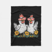 Oops I Got Another Chicken, Funny Farm Animal  Fleece Deken (Voorkant)