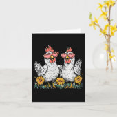 Oops I Got Another Chicken, Funny Farm Animal  Kaart (Gele Bloem)