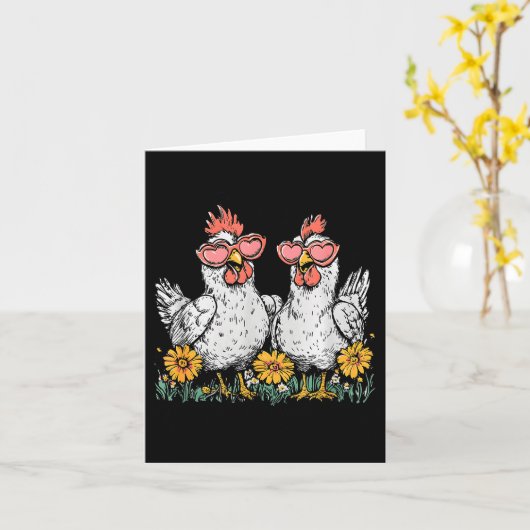 Oops I Got Another Chicken, Funny Farm Animal  Kaart (Gele Bloem)