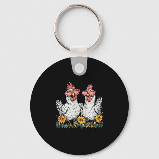 Oops I Got Another Chicken, Funny Farm Animal  Sleutelhanger (Voorkant)