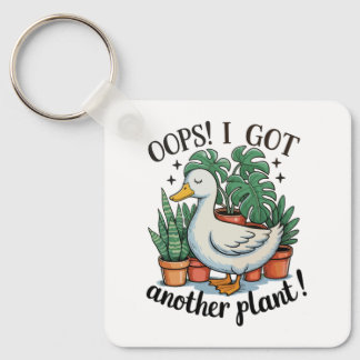 Oops I Got Another Plant Goose Funny Gardening Sleutelhanger