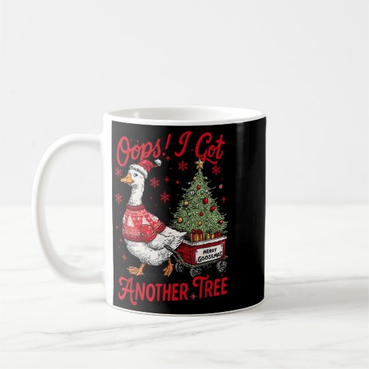 Oops I Got Another Tree Funny Christmas Silly Goos Koffiemok (Links)