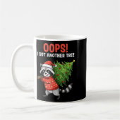 Oops I Got Another Tree Funny Raccoon Christmas Qu Koffiemok (Links)