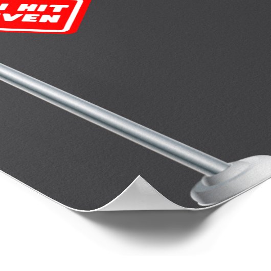 Oops I Hit Six Seven 6 7 Meme Funny Brainrot Inter Poster (Hoek)