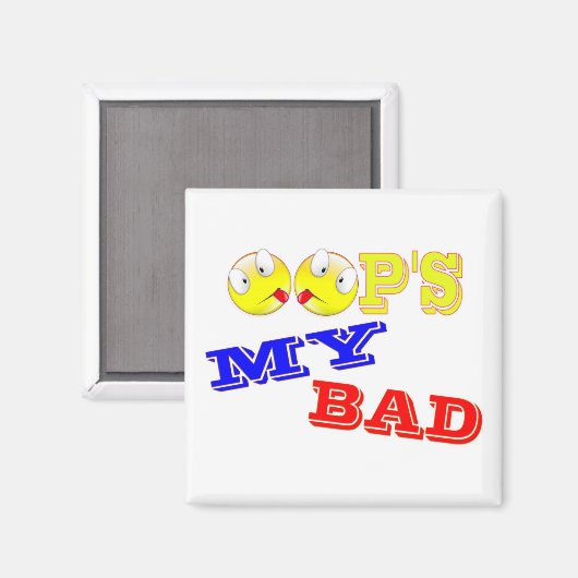 OOP'S - MIJN SLECHTE MAGNEET (Voorkant / Achterkant)