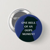 Oops Moment Anti Trump Ronde Button 5,7 Cm (Voorkant /achterkant)