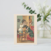 "Oops No. 2" Dog Briefkaart (Staand voorkant)