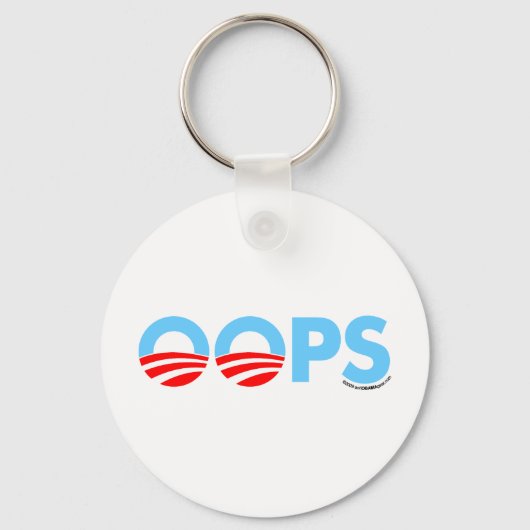 Oops Obama Mistak Sleutelhanger (Voorkant)