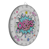 Oops Pop Art Explosion Dartbord (Voorkant Links)