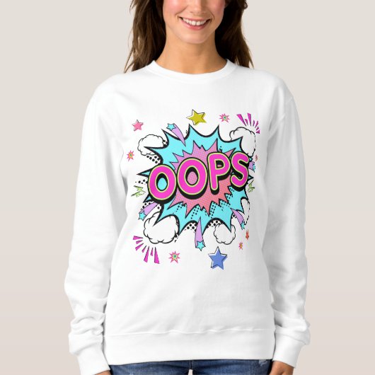 Oops Pop Art Explosion Trui (Voorkant)