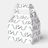 Oops Shrug Emoticon Count\_(シ)_/ Japanse Kaomoji Bedankdoosjes (Voorkant Zijde)