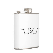 Oops Shrug Emoticon Count\_(シ)_/ Japanse Kaomoji Heupfles (Rechts)