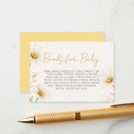 Oopsie Daisy Baby Shower Boeken voor Baby Informatiekaartje