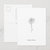 Oopsie Daisy I'm Sorry Apology Apologize Briefkaart (Voorkant / Achterkant)