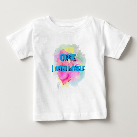 "Oopsie I arted Myself" kinder leuke T-Shirt (Voorkant)