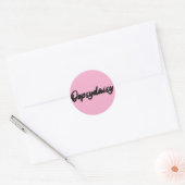 Oopsydaisy-sticker Ronde Sticker (Envelop)