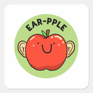 Oor-appel Fruit Appel Pun Sticker