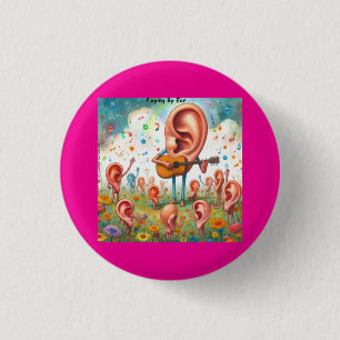 Oor Gitaar Recital: Op Oor Spelen Ronde Button 3,2 Cm