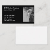 Oor neus keel KNO Dokter Visitekaartjes (Voorkant / Achterkant)
