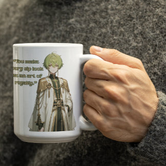 Oor piercing Koninklijke Anime Guy Koffiemok