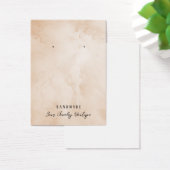 Oorbel Cream Ivoor Abstract Sieraden Display Kaart (Bureau)