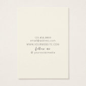 Oorbel Display Kaart · Gouden Lederen Textuur (Achterkant)