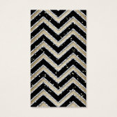 Oorbel Display Kaarten Chevron Sieraden Goud Zwart Visitekaartje (Achterkant)